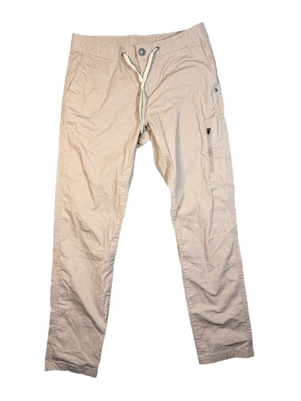 Vuori Organic Cotton Ripstop Drawstring Hiking Outdoor Lightweight Pant S VW401